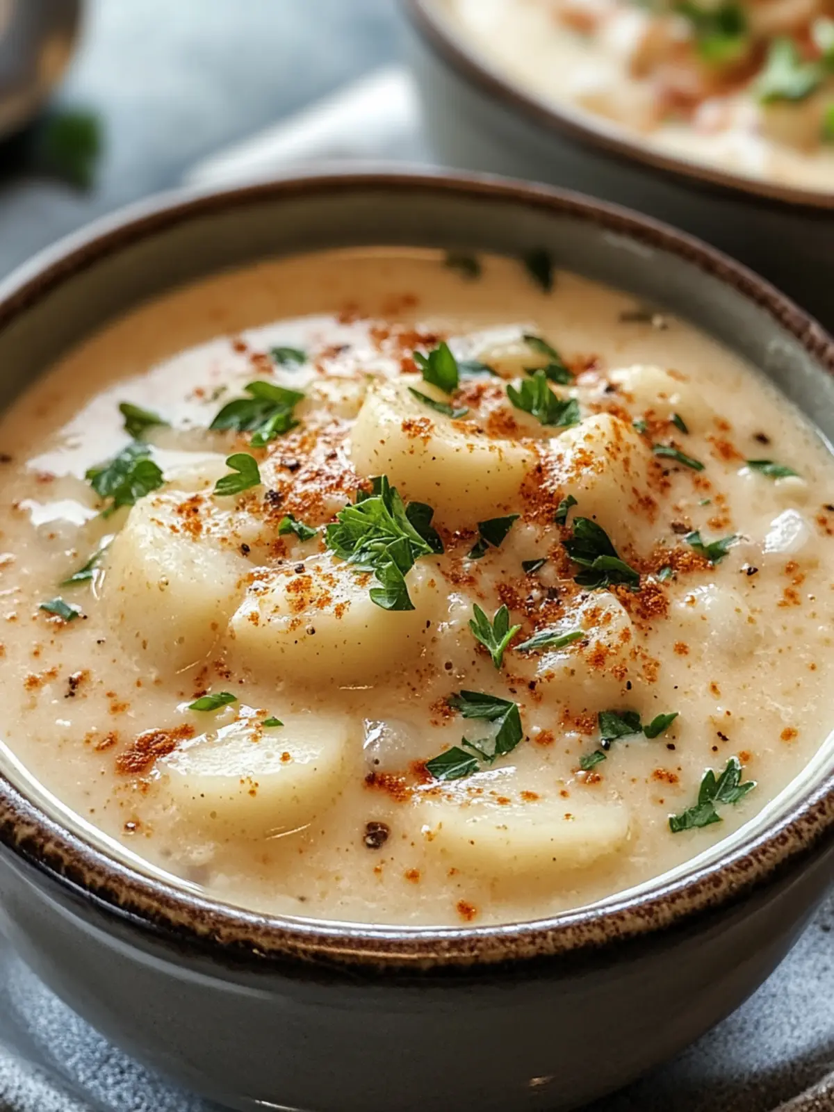 Cremige Cajun Kartoffelsuppe mit rauchiger Wurst genießen 3 Cajun Kartoffelsuppe