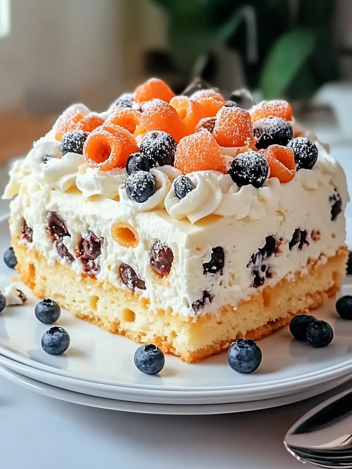Einfache Cannoli Poke Torte