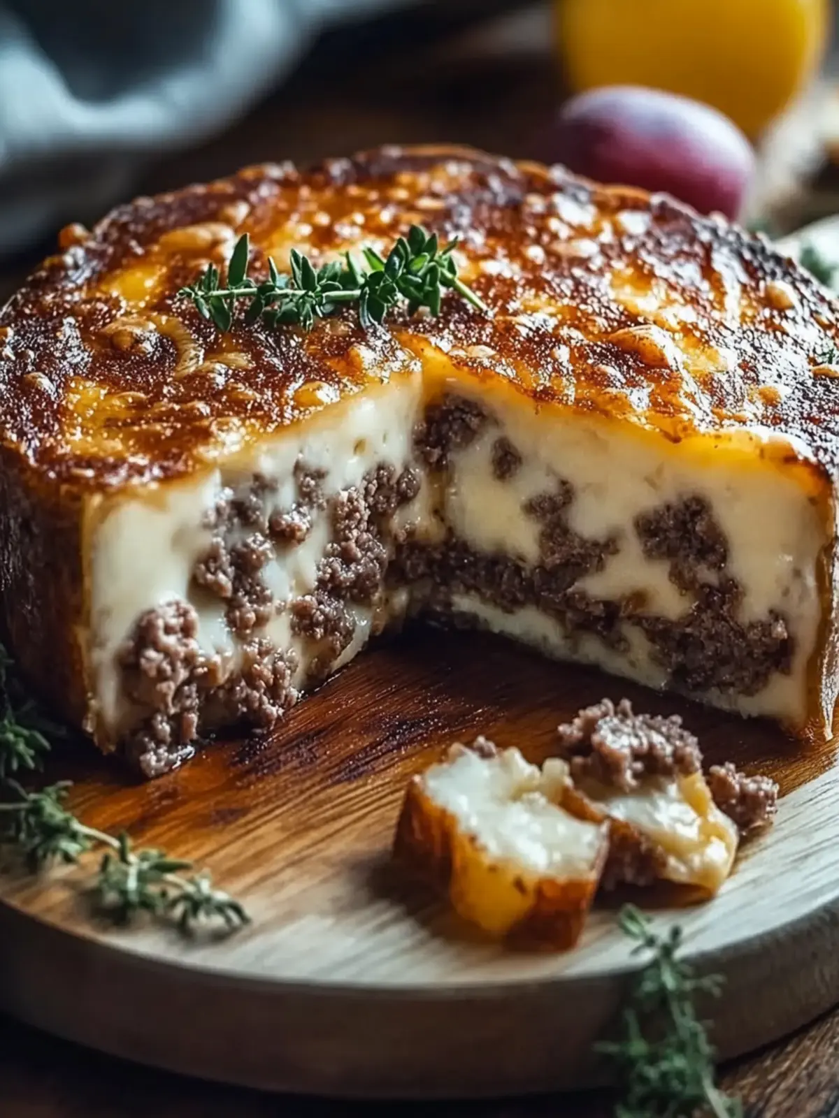 Käse Hackbraten Auflauf – Gemütliches Essen für die ganze Familie 4 Käse Hackbraten Auflauf