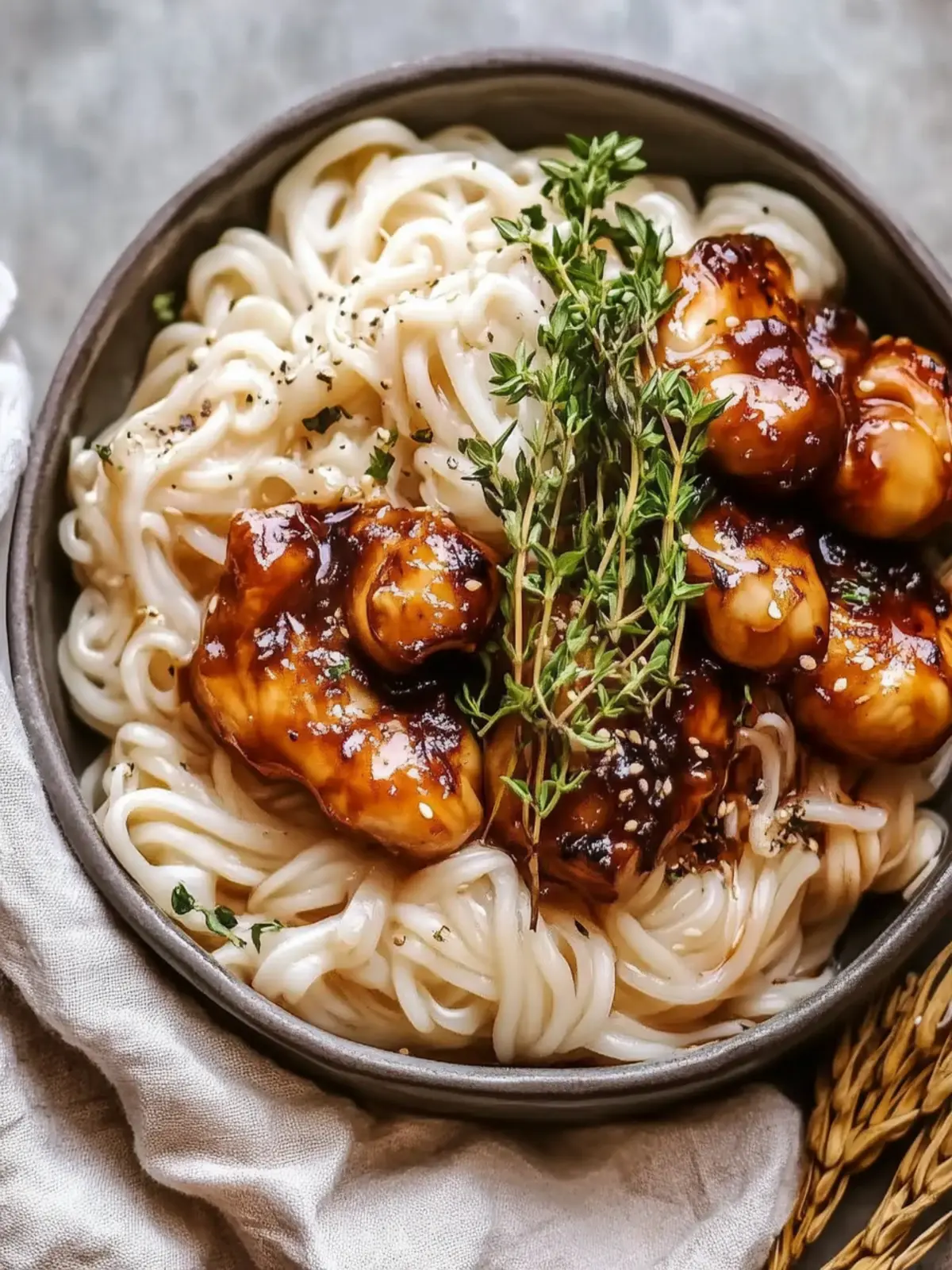 KLEBRIGE KNOBLAUCH HÜHNCHEN NUDELN UNWIDERSTEHLICH in 30 Minuten 2 KLEBRIGE KNOBLAUCH HÜHNCHEN NUDELN UNWIDERSTEHLICH