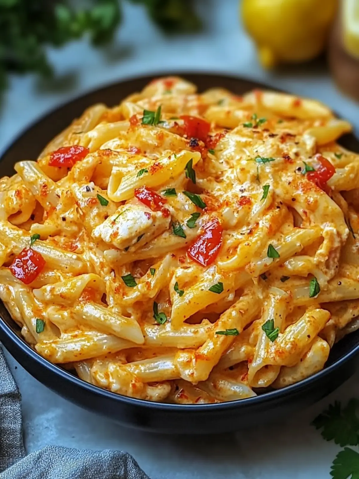 Cremige Krebsnudeln mit Cajun-Style für Küchenzauber 4 Krebsnudeln