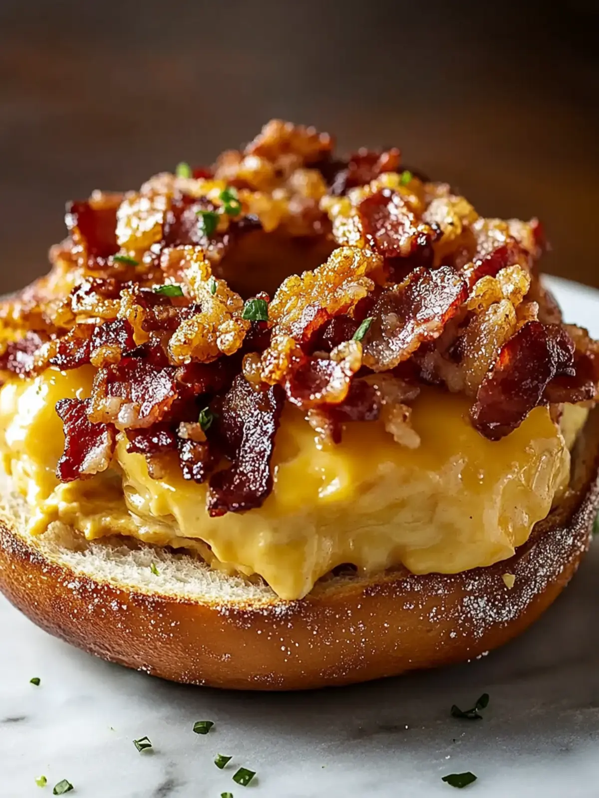 Bacon Bagel Schmelz: Dein perfekter Start in den Tag 2 Bacon Bagel Schmelz