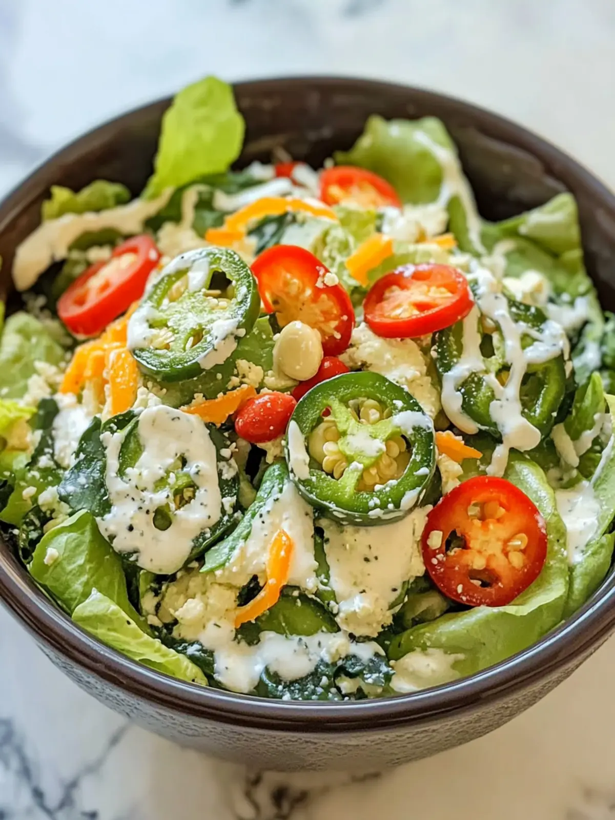 Jalapeño-Popper-Gurken-Salat: Frisch, cremig und lecker! 3 Jalapeño-Popper-Gurken-Salat