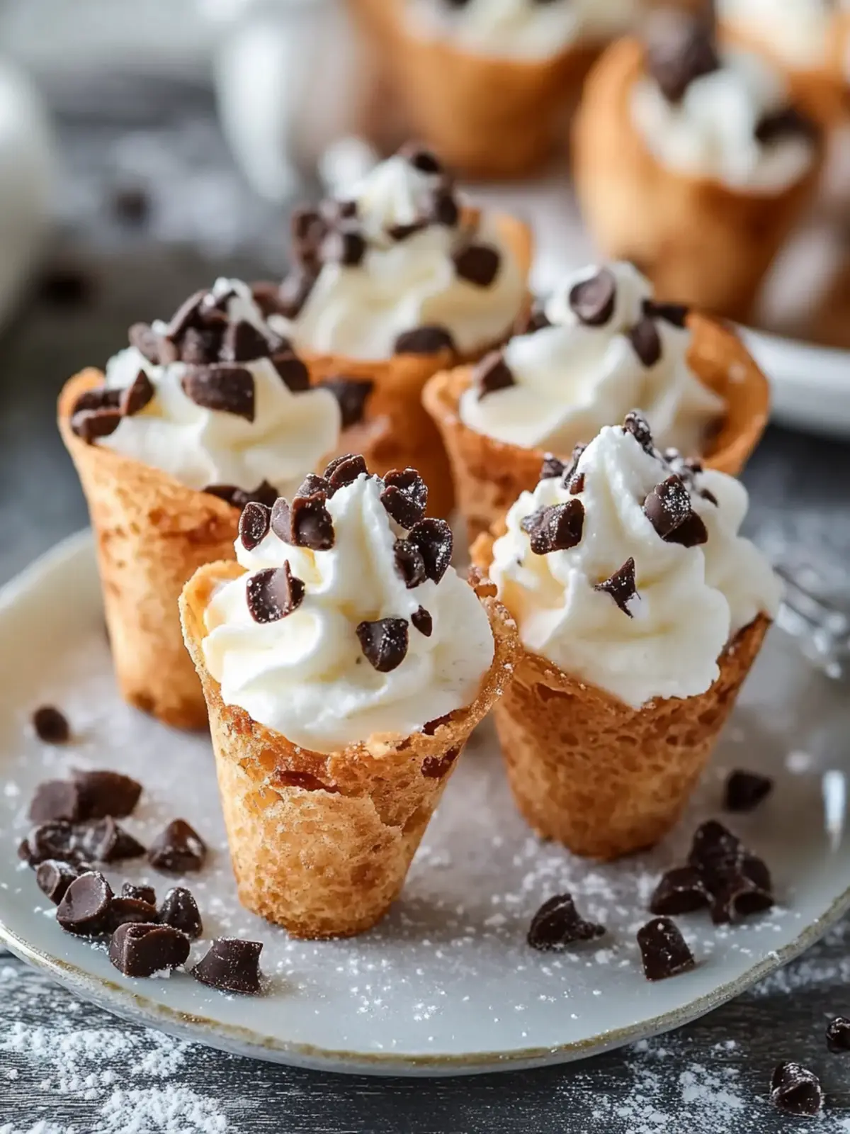 Mini Cannoli Tassen: Schnell & Einfach für süße Momente 4 Mini Cannoli Tassen: Mein Lieblings-Einfaches Dessert-Shortcut