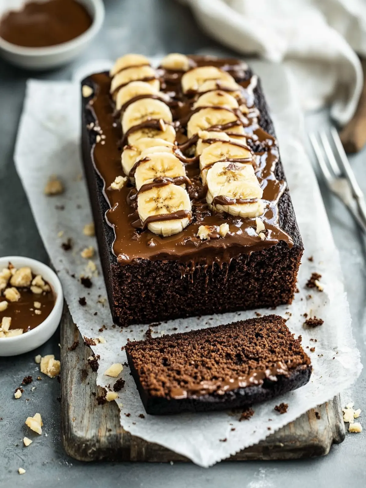 Schokoladen-Erdnussbutter-Bananenbrot für süße Genussmomente 4 Schokoladen-Erdnussbutter-Bananenbrot
