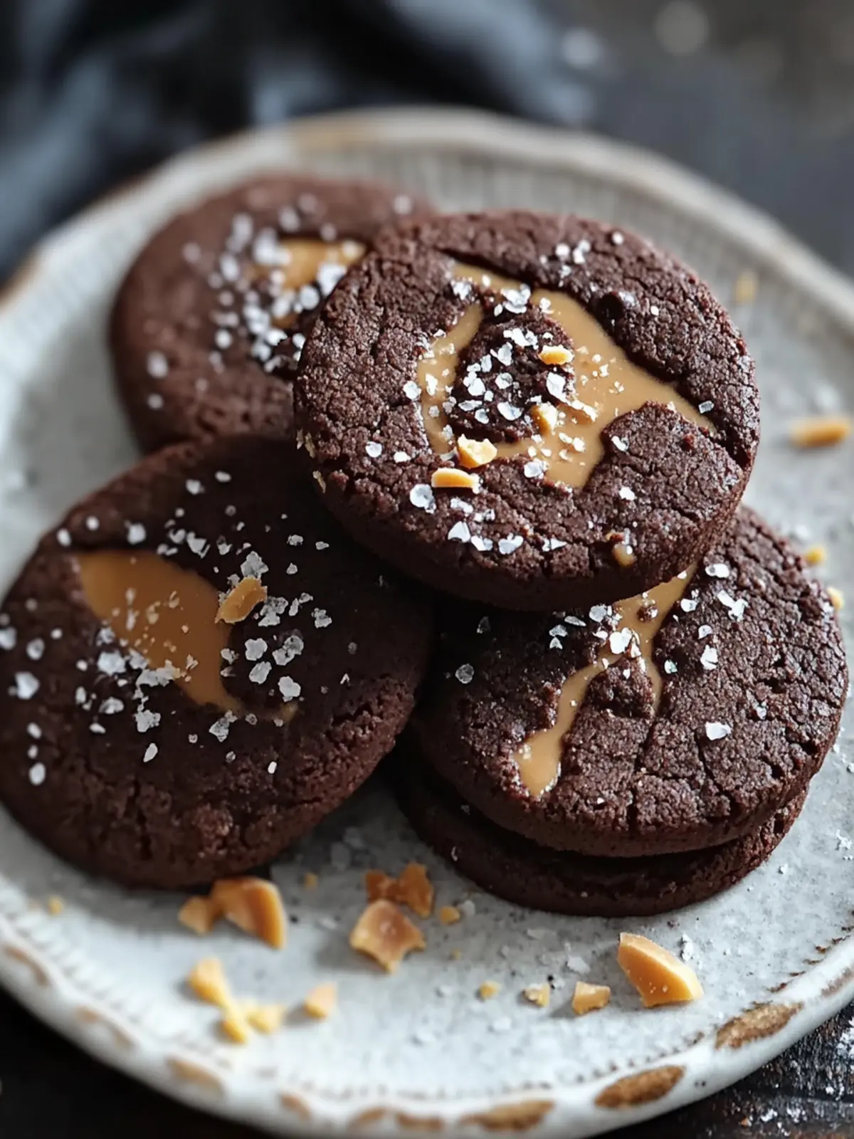 Schokoladen-Erdnussbutter-Plätzchen für echte Liebhaber 2 Schokoladen-Erdnussbutter-Plätzchen