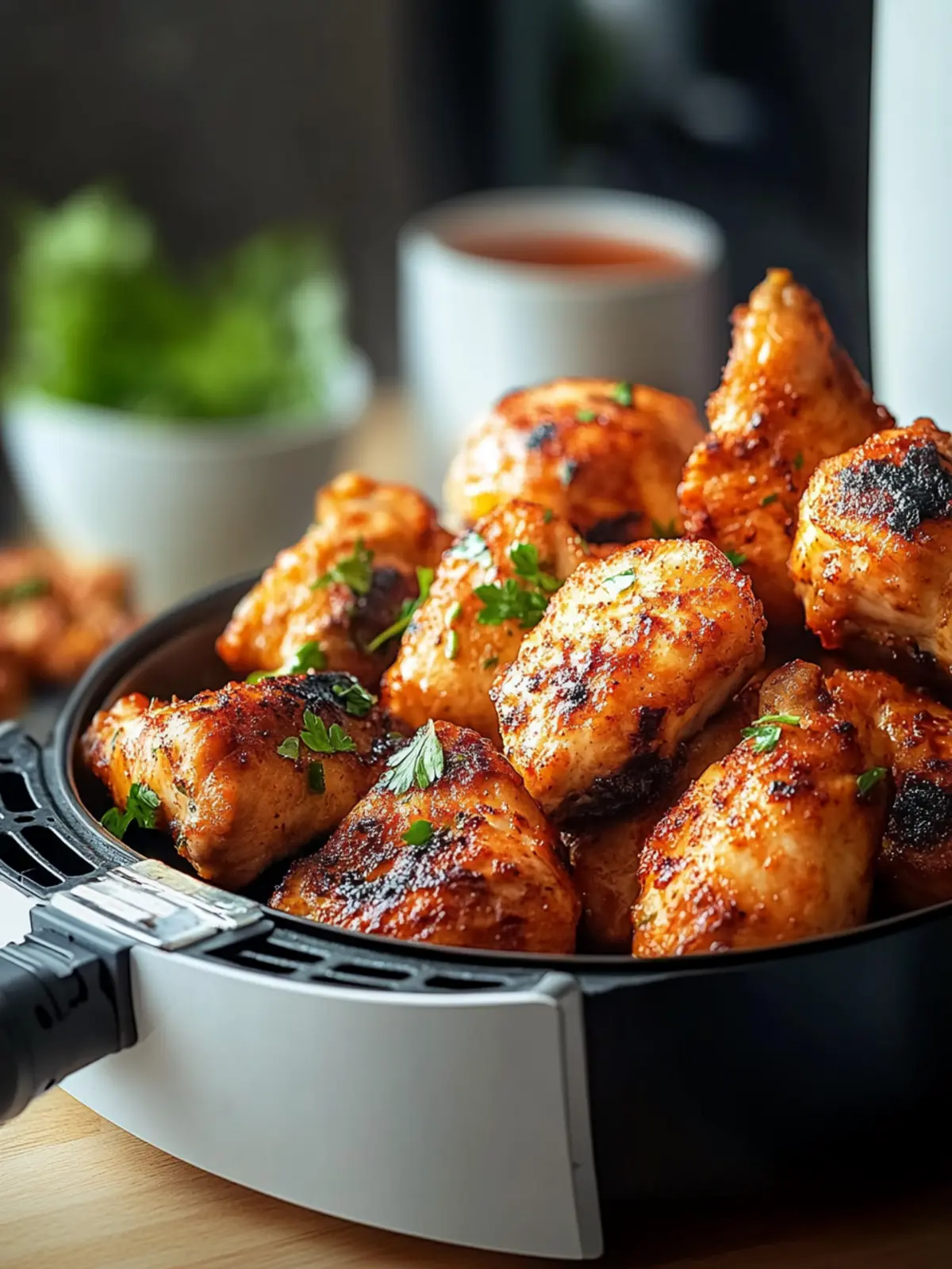 Luftfritteuse Hähnchen: Knusprig, Gesund und Ruck-Zuck gemacht 3 Luftfritteuse Hähnchen