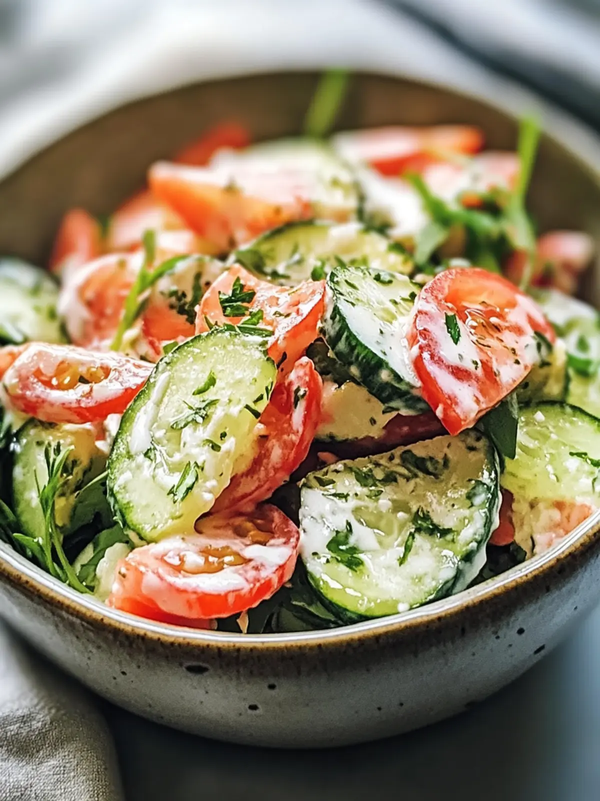 Erfrischender California-Rollen Gurkensalat in 10 Minuten 3 California-Rollen Gurkensalat