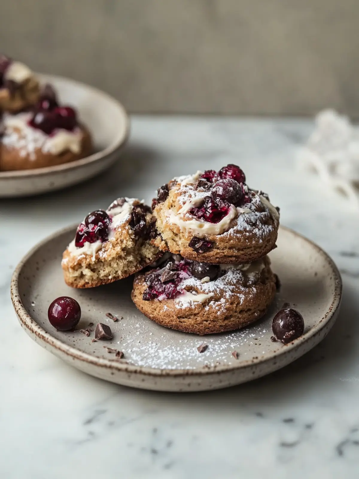 Braune Butter Kirsche Schokoladenstückchen Kekse für Genießer 2 Braune Butter Kirsche Schokoladenstückchen Kekse