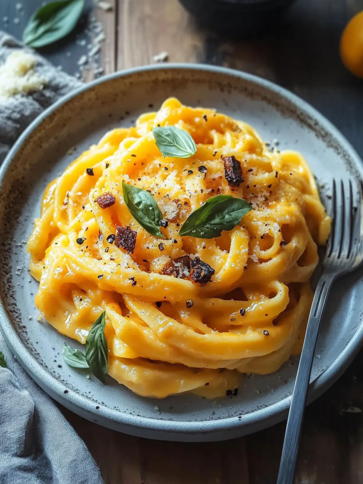 Cremige Butternut-Kürbis-Pasta für gemütliche Herbstnächte