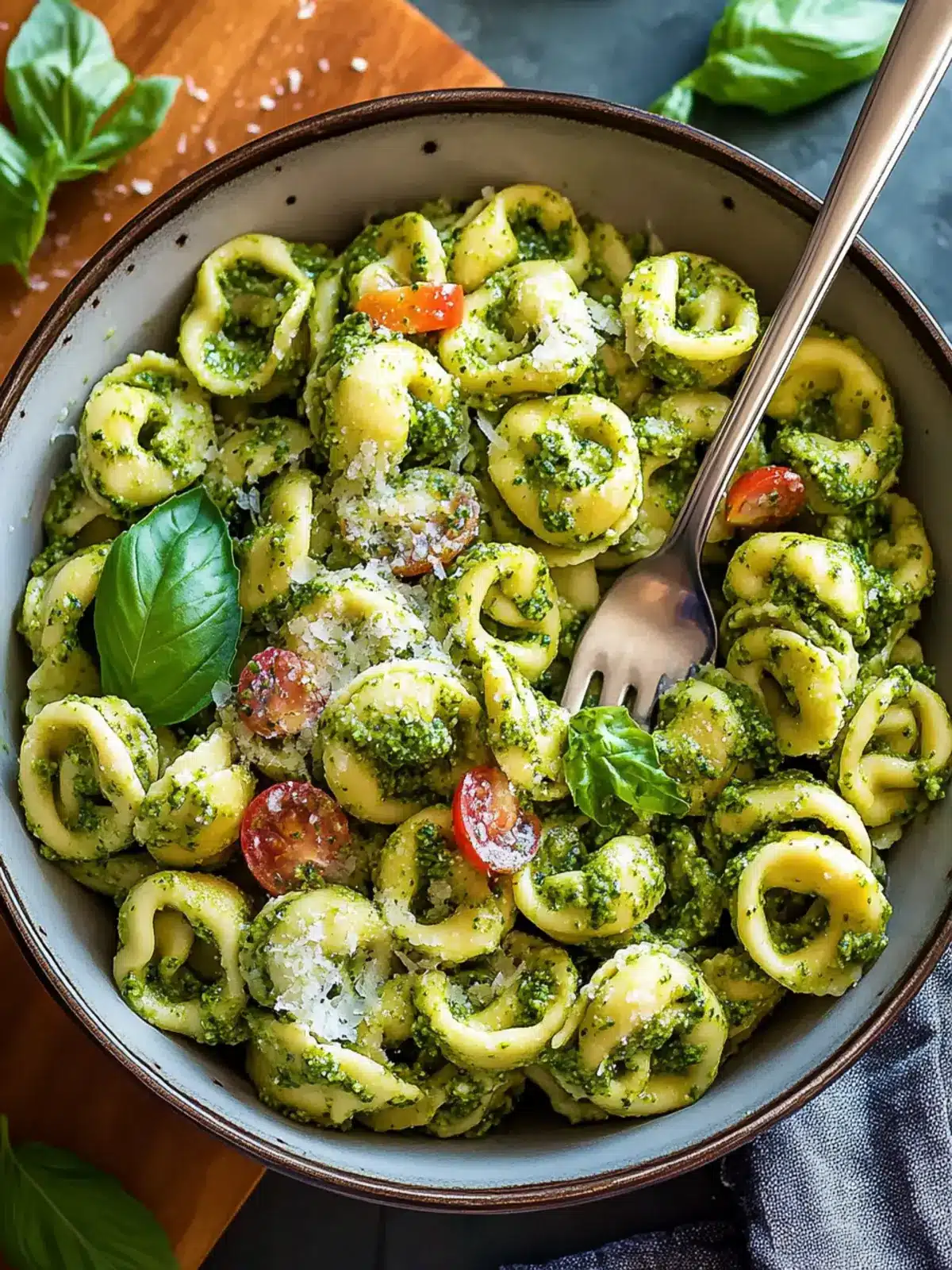 Tortellini Pesto Nudelsalat: Ein schnelles, köstliches Sommerrezept 3 Tortellini Pesto Nudelsalat: Ein unglaubliches ultimatives Rezept