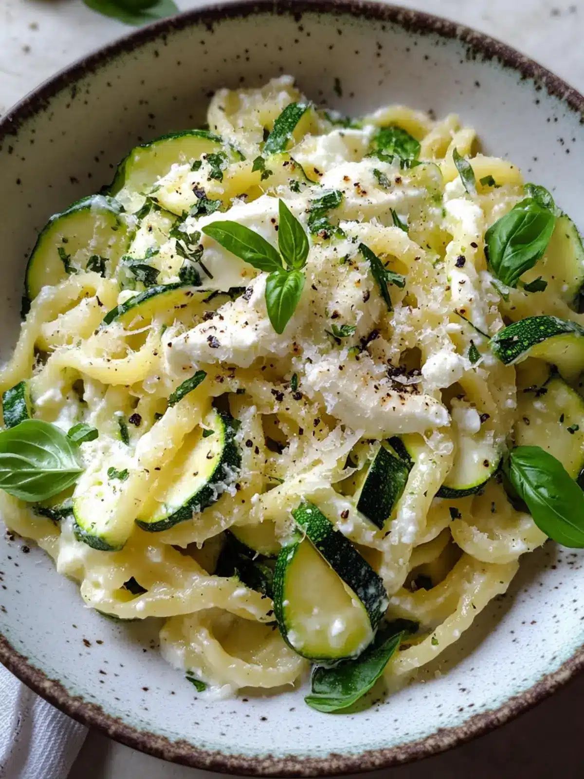 Gemelli mit Zucchini und Ricotta – Schnelles Sommervergnügen 2 Gemelli mit Zucchini und Ricotta