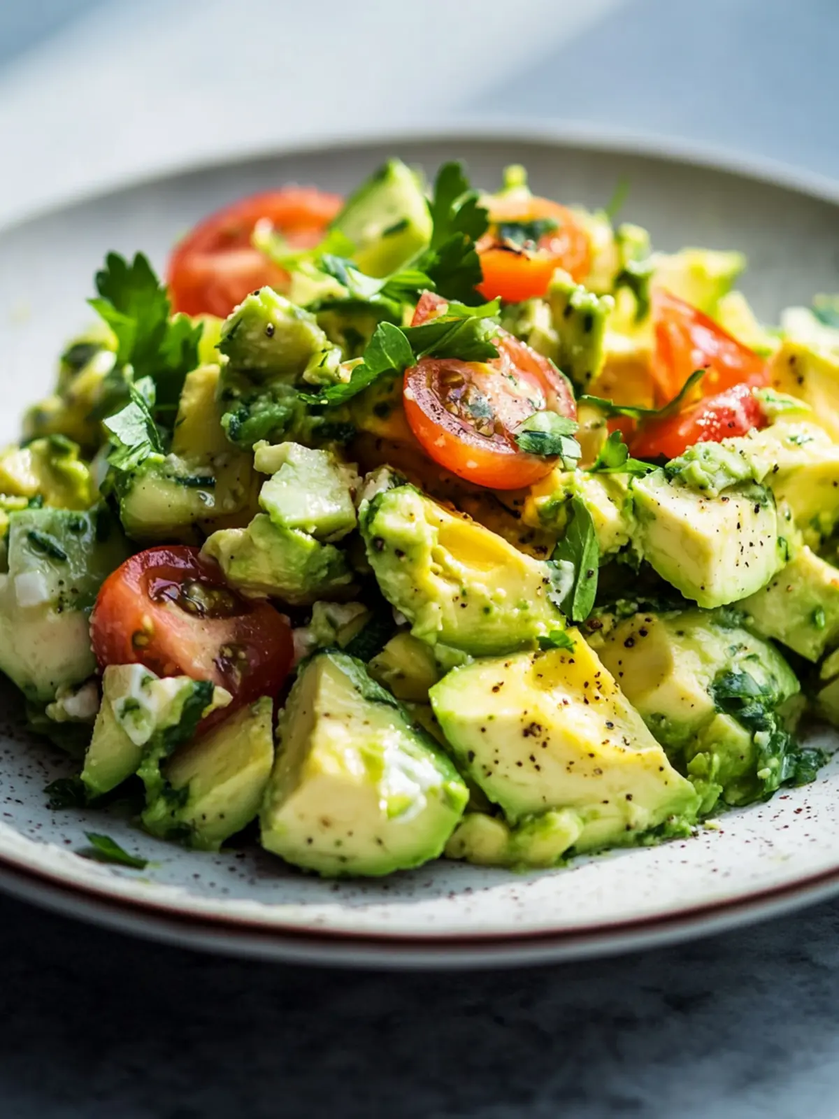 Mediterraner Avocado-Ei-Salat – Einfache spritzige Mittagsliebe 3 Mediterrane Avocado-Ei-Salat – Einfache, spritzige Mittagsbesessenheit