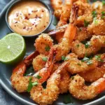 Knusprige Kokosnuss-Garnelen mit süßem Chili-Mayo Freude 41 Knusprige Kokosnuss-Garnelen mit süßem Chili-Mayo Rezept Freude