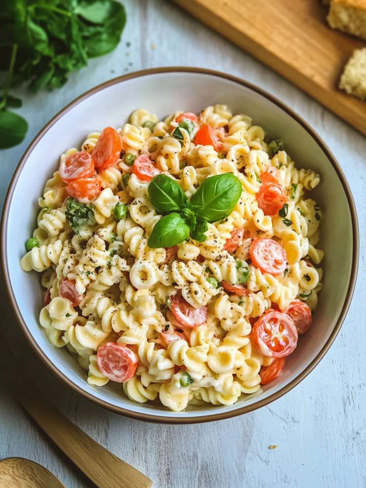 Cremiger Nudelsalat – Der perfekte Genuss für jede Feier 4 Cremiger Nudelsalat