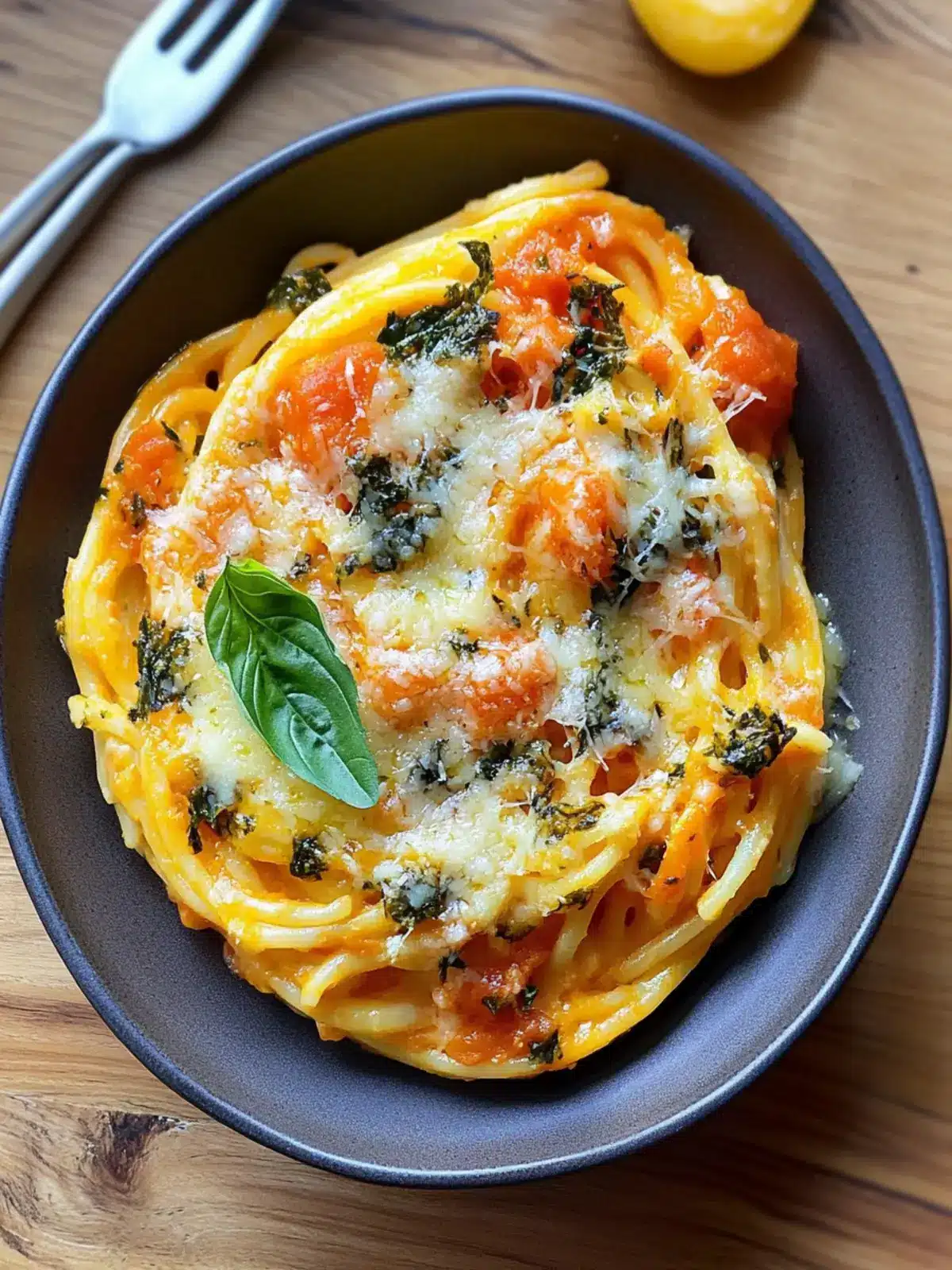 Spaghettikürbis mit cremigem Spinat und Feta: Ein Genuss! 4 Spaghettikürbis