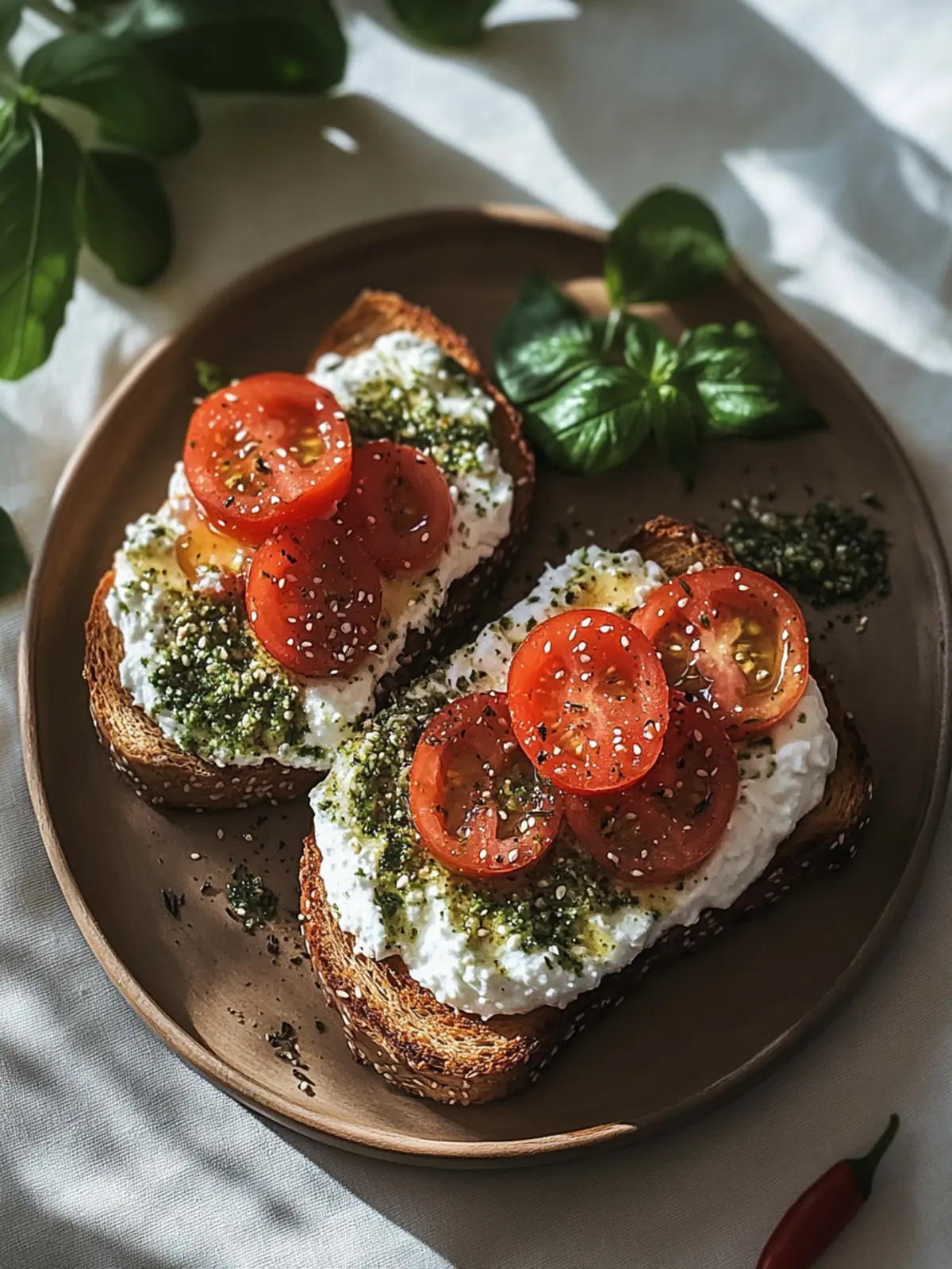 Zaatar auf Toast: Schnelles, köstliches Frühstück mit Knusperwirkung 5 Zataar auf Toast