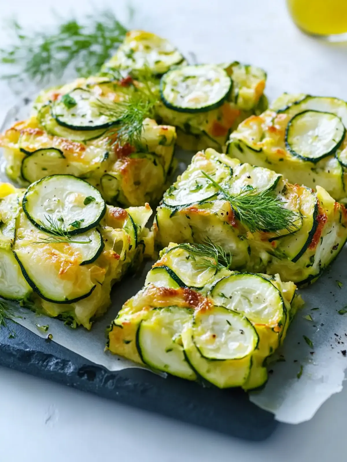 Klassische Zucchini-Scheibe