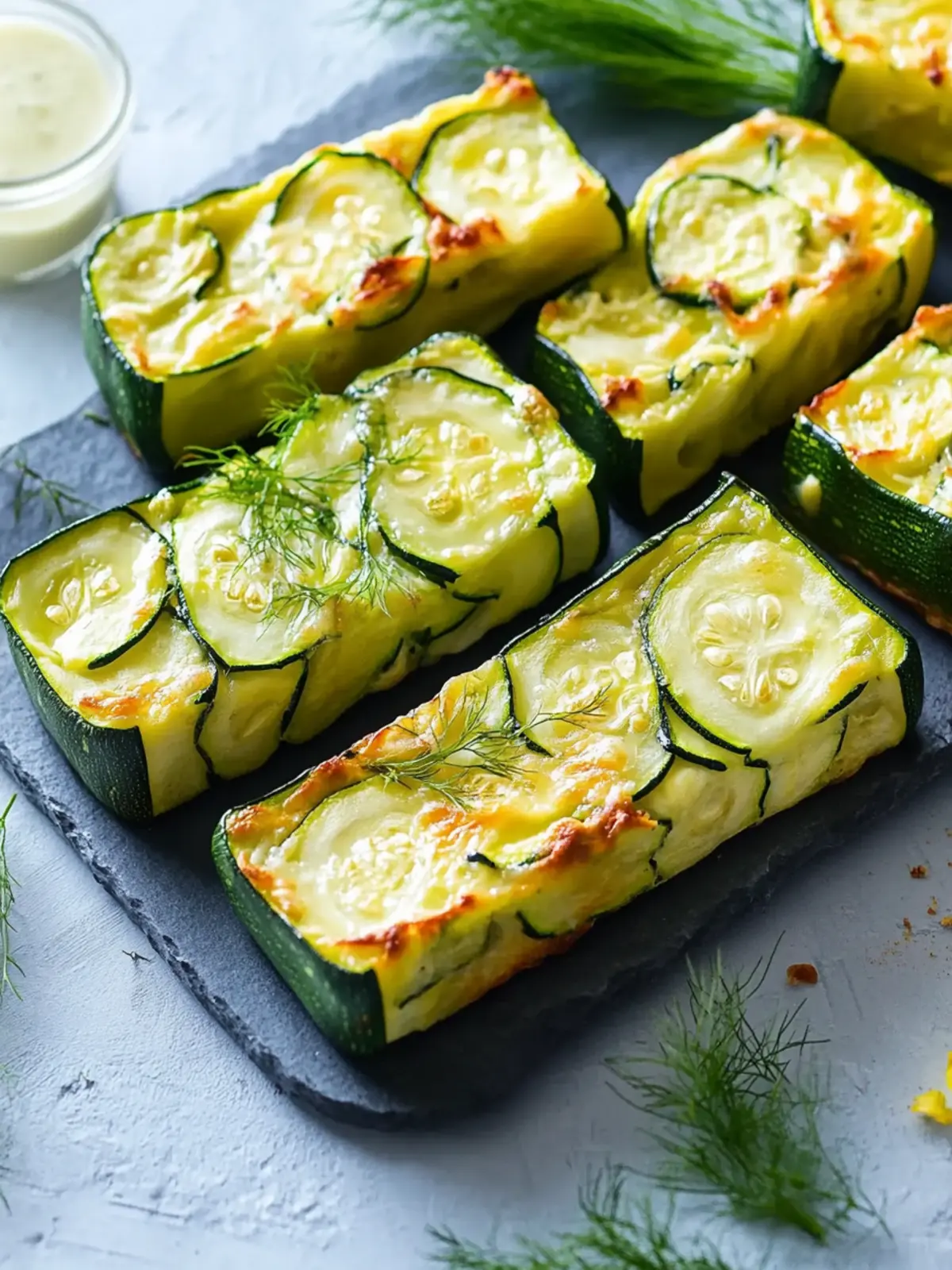 Klassische Zucchini-Scheibe: Einfach und gesund genießen 2 Klassische Zucchini-Scheibe