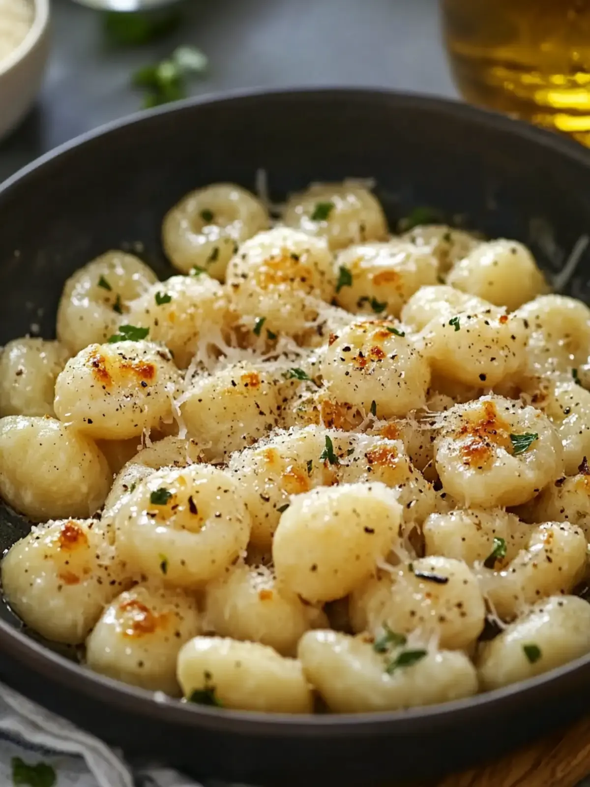 Cremige Garnelen und Gnocchi mit Knoblauch Parmesan Zauber 5 Cremige Garnelen und Gnocchi mit Knoblauch Parmesan