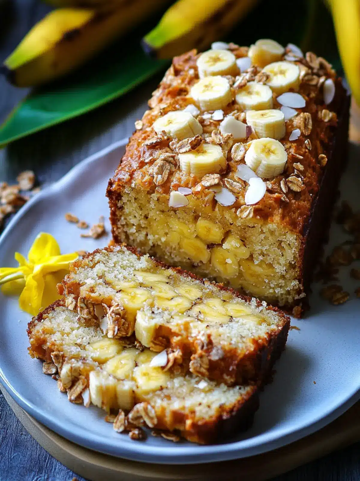 Hawaiian Bananenbrot mit Ananas, Kokosnüssen und Macadamianüssen – Ein tropisches Geschmackserlebnis! 3 Hawaiian Bananenbrot mit Ananas, Kokosnüssen und Macadamianüssen