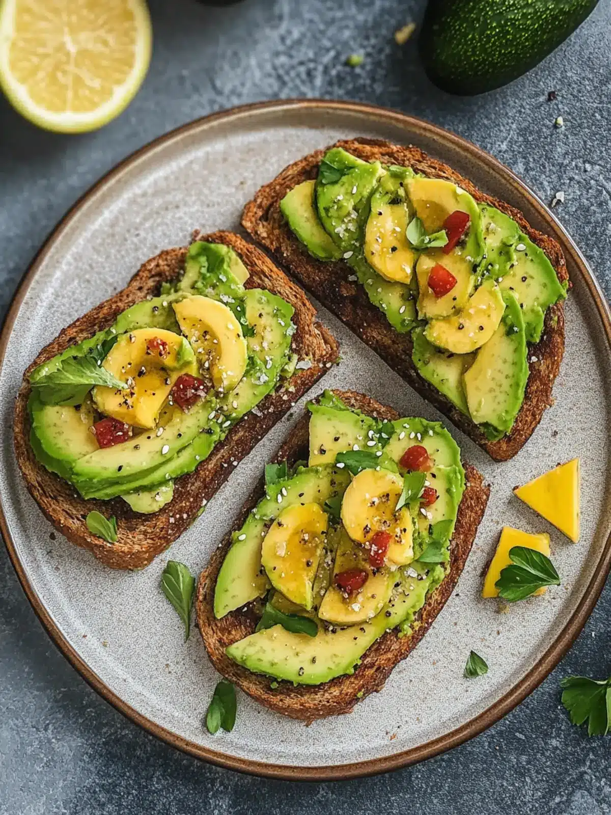 Schnelles Avocado-Toast: Gesund und Lecker in 5 Minuten 5 Avocado-Toast