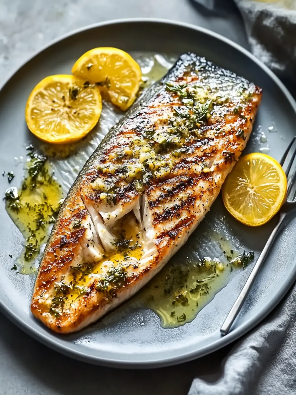 Einfach gegrillter Lachs in Folie mit Zitronen-Knoblauch-Kräuterbutter Genuss in 20 Minuten! 4 Einfach gegrillter Lachs in Folie mit Zitronen-Knoblauch-Kräuterbutter Genuss