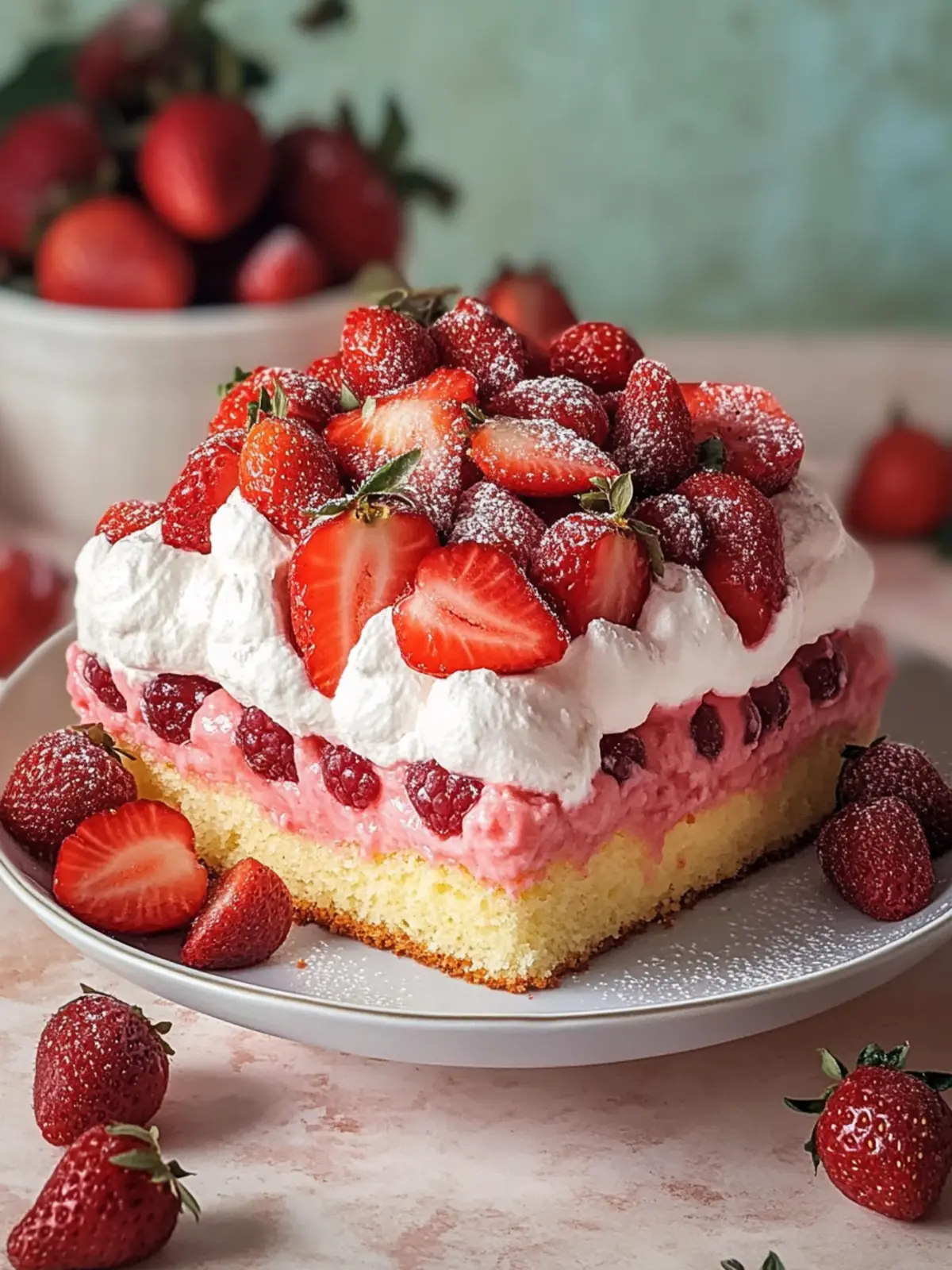 Erfrischender Fanta-Kuchen mit Erdbeeren für jede Feier 3 Fanta-Kuchen mit Erdbeeren