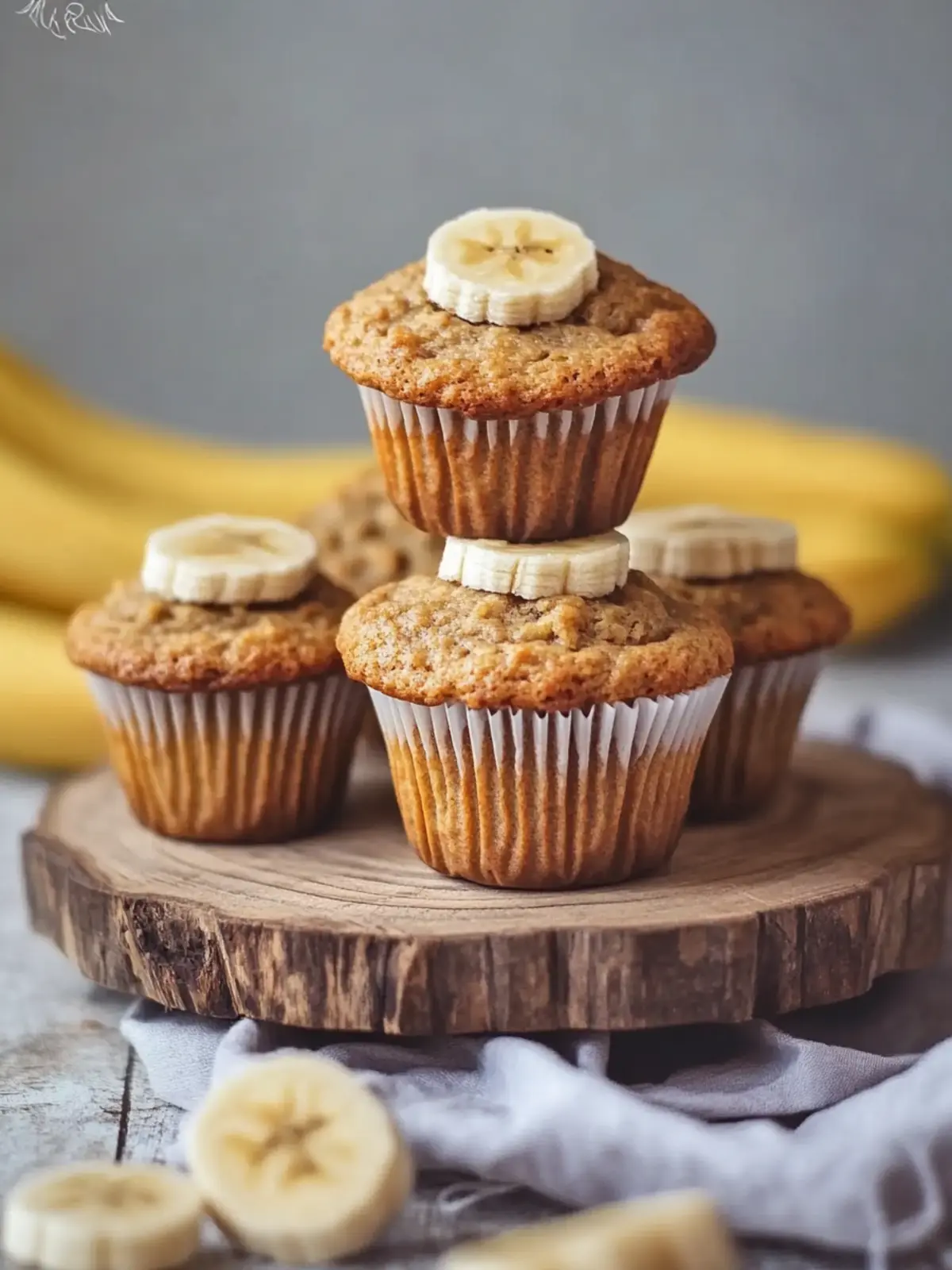 Gesunde Bananen-Muffins