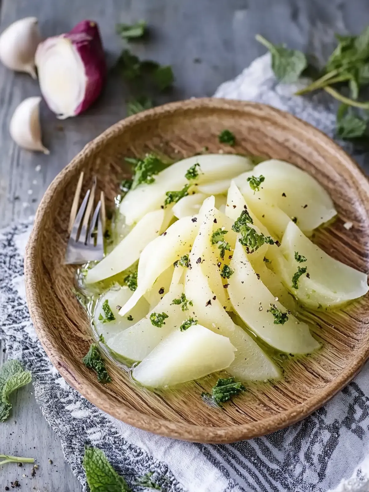 Gekochter Kohlrabi in cremiger Sauce: Gesund und lecker genießen 3 Gekochter Kohlrabi in cremiger Sauce