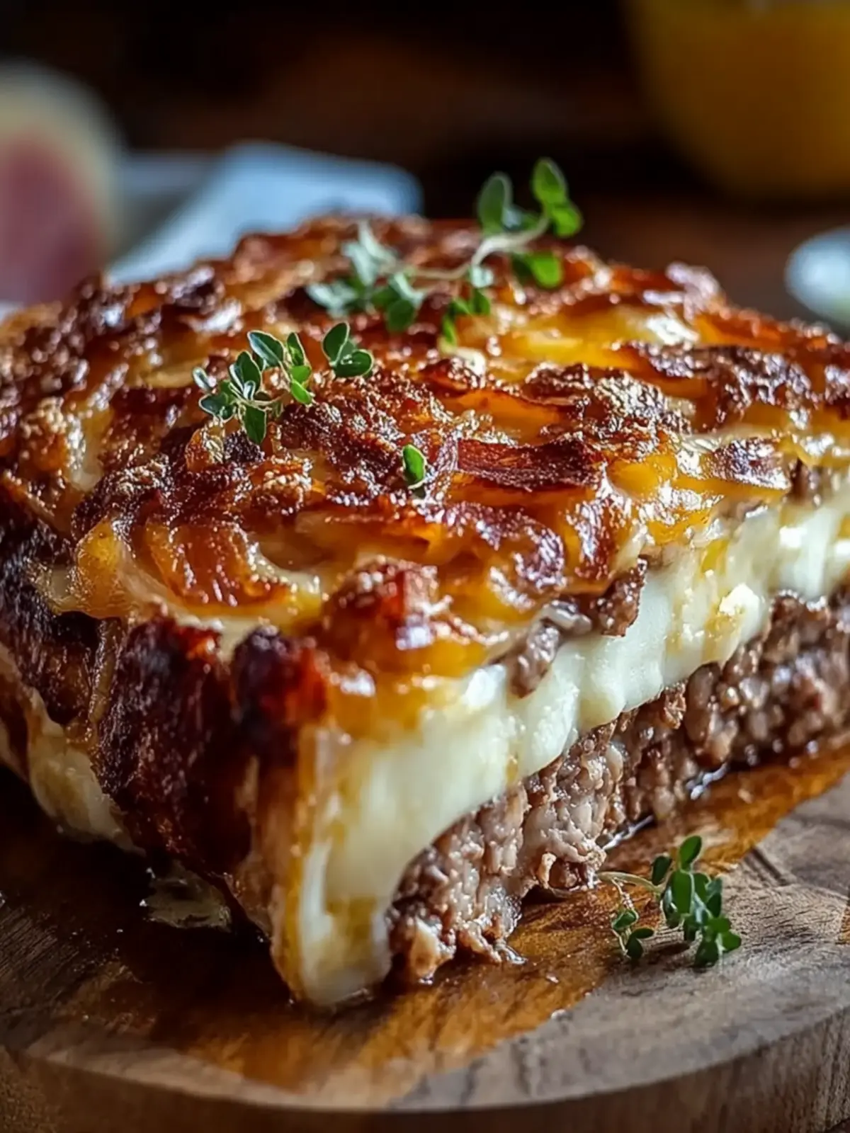 Käse Hackbraten Auflauf – Gemütliches Essen für die ganze Familie 3 Käse Hackbraten Auflauf