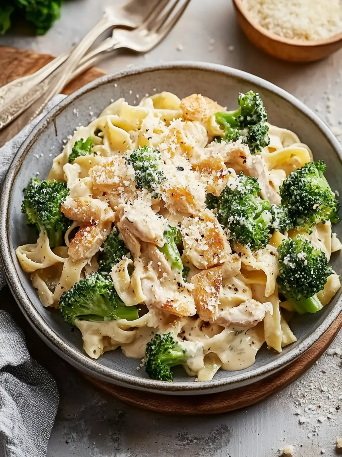 Indulgente Hühnchen-Brokkoli-Afredo In 30 Minuten Genießen 5 Indulgente Hühnchen-Brokkoli-Afredo In 30 Minuten fertig