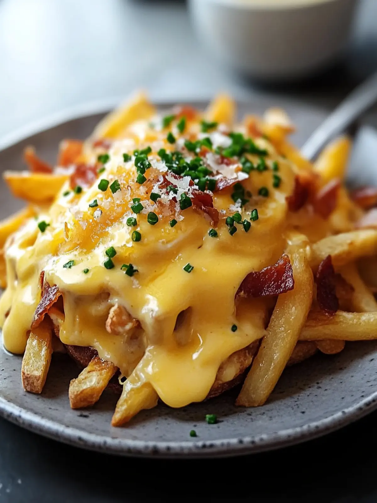 Ultimative Frühstücks-Poutine mit cremiger Hollandaise-Sauce erleben 4 Ultimative Frühstücks-Poutine mit cremiger Hollandaise-Sauce
