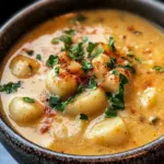 Cremige Cajun Kartoffelsuppe mit rauchiger Wurst genießen 40 Cajun Kartoffelsuppe