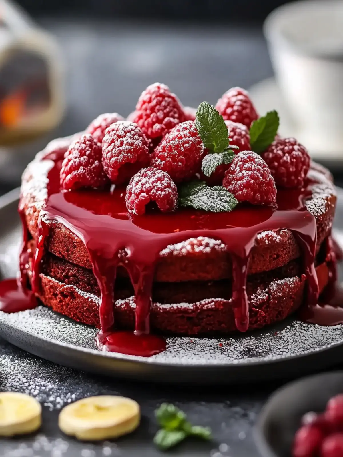 Dekadente rote Samtpfannkuchen – Ein Genuss für jeden Anlass 4 Dekadente rote Samtpfannkuchen