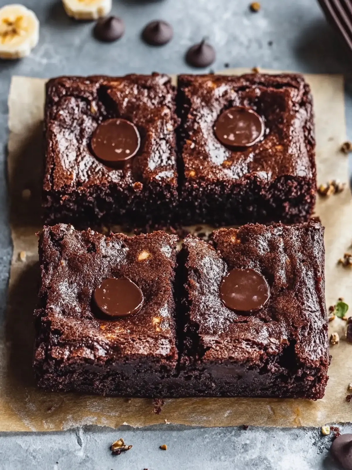 Veganer Mehlfreier Bananenbrownie – Uns Schokolade Verführen 2 Veganer Mehlfreier Bananenbrownie, den Sie immer wieder machen werden