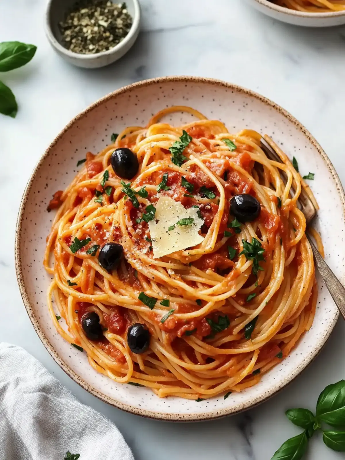 Klassische Pasta Puttanesca: Schnelles, würziges Komfortessen 3 Klassische Pasta Puttanesca