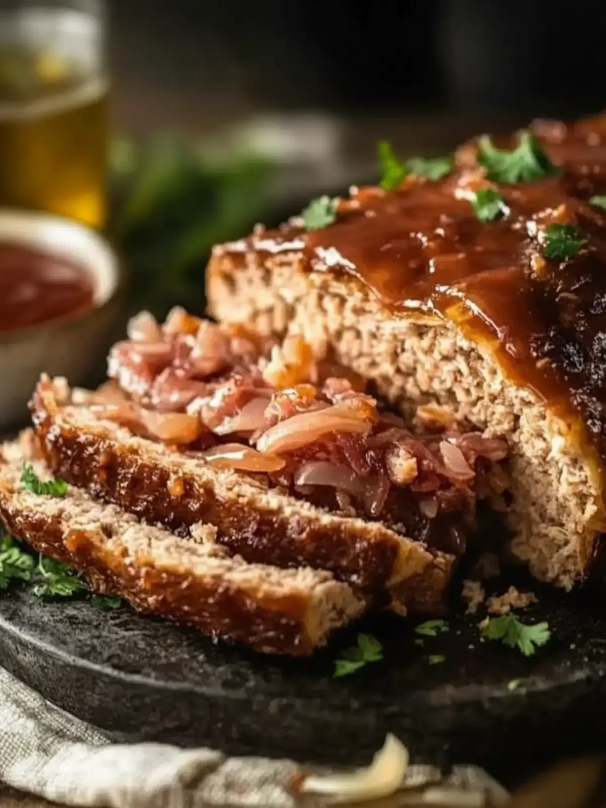 Klassisches hausgemachtes Hackbraten Rezept mit süßem Glanz 4 Klassisches hausgemachtes Hackbraten Rezept