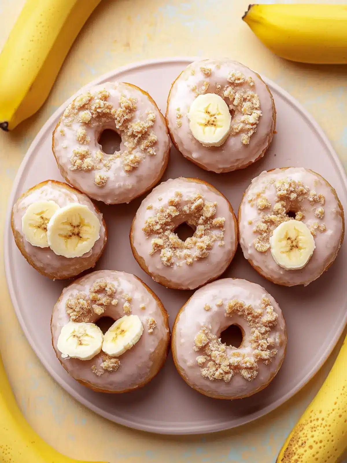 Saftige gebratene Bananen-Donuts für den perfekten Start 5 Gebratene Bananen-Donut