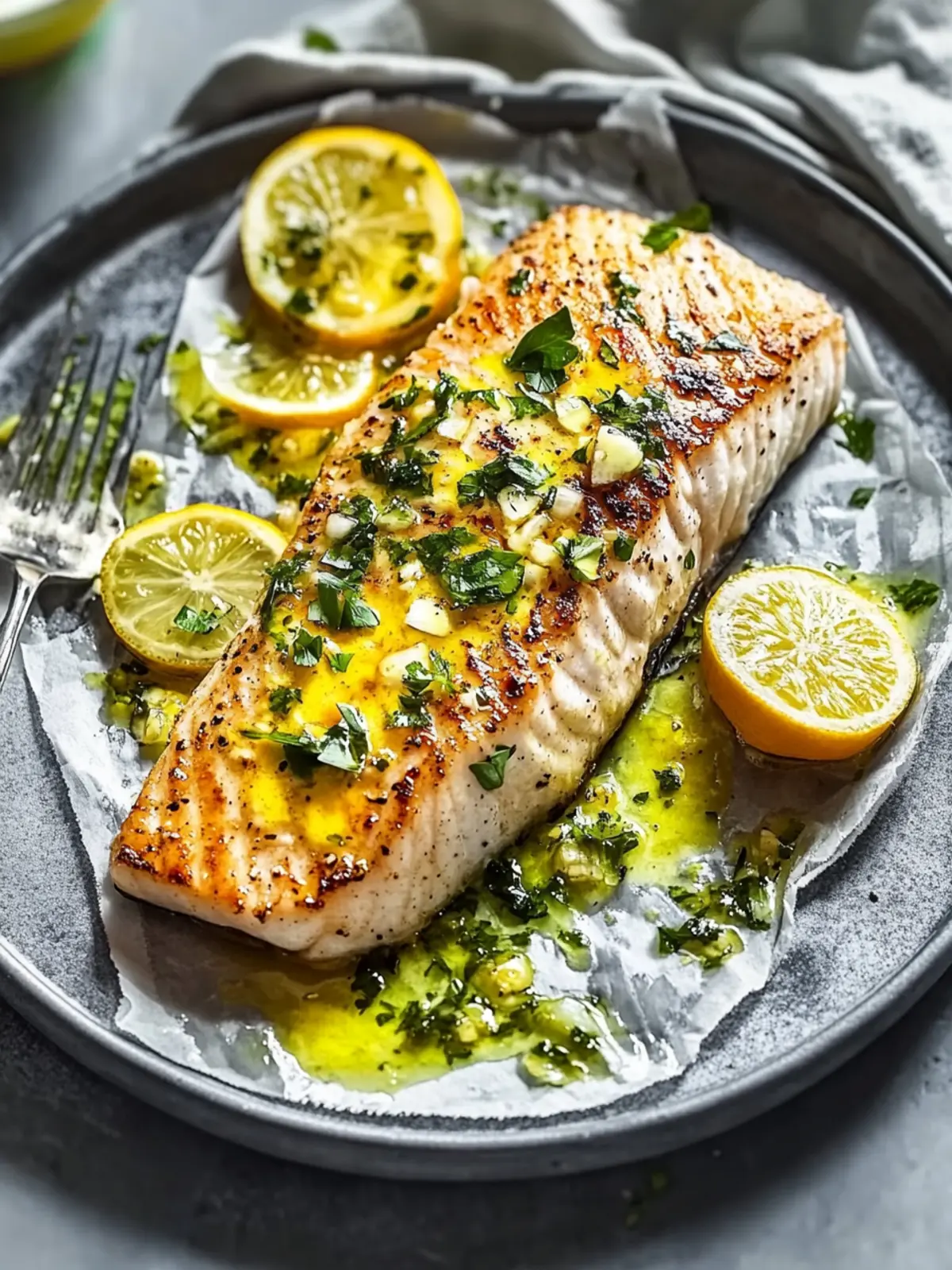 Einfach gegrillter Lachs in Folie mit Zitronen-Knoblauch-Kräuterbutter Genuss in 20 Minuten! 3 Einfach gegrillter Lachs in Folie mit Zitronen-Knoblauch-Kräuterbutter Genuss