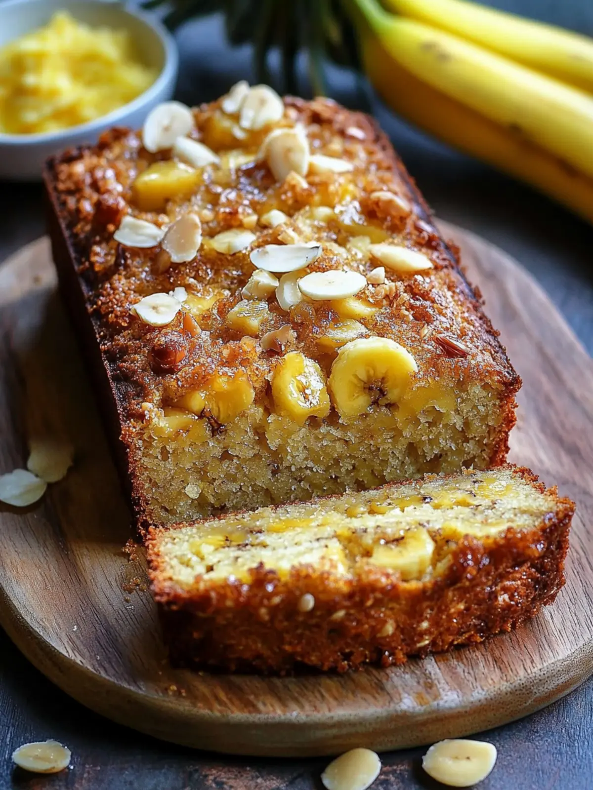 Hawaiian Bananenbrot mit Ananas, Kokosnüssen und Macadamianüssen – Ein tropisches Geschmackserlebnis! 4 Hawaiian Bananenbrot mit Ananas, Kokosnüssen und Macadamianüssen