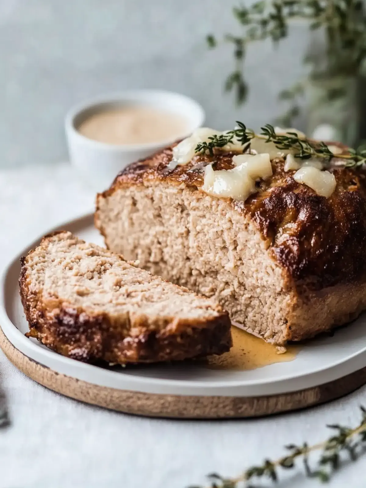 Herzhafter Fleischlaib mit Brauner Soße für ein Zuhause-Gefühl 4 Herzhafter Fleischlaib mit Brauner Soße, der sich wie Zuhause anfühlt