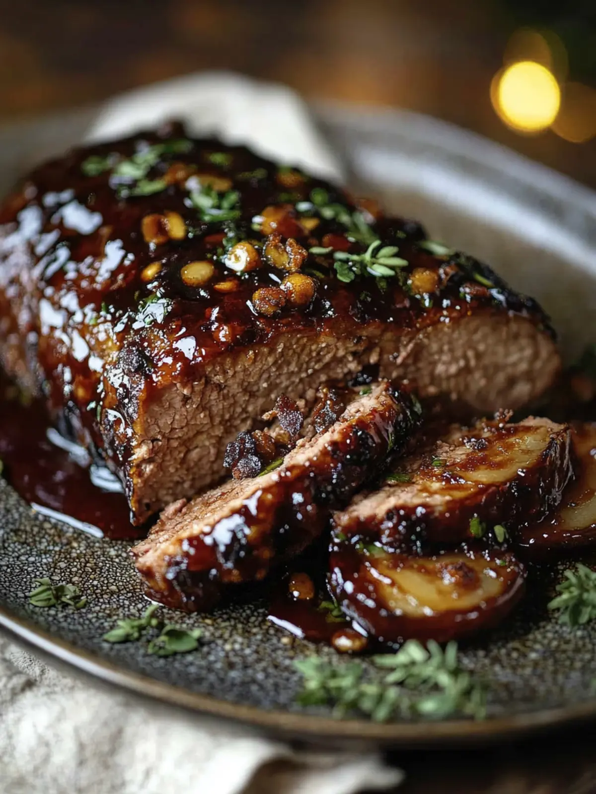 Balsamico-Glasierte Hackbraten mit Karamellisierten Zwiebeln – Festlicher Genuss für Zuhause 5 Balsamico-Glasierte Hackbraten mit Karamellisierten Zwiebeln – Ein Weihnachtskomfortklassiker