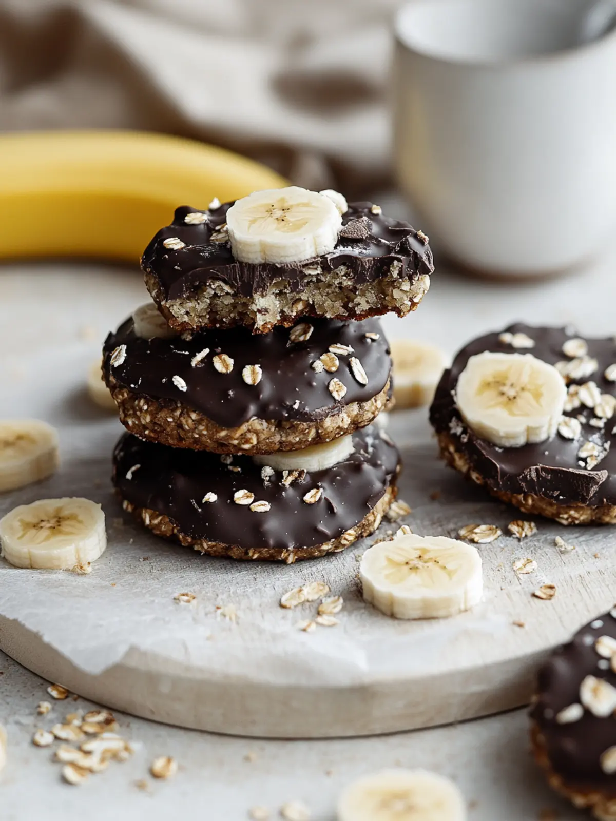 Saftige Bananen-Schokoladenkekse für die ganze Familie 3 Bananen-Schokoladenkekse