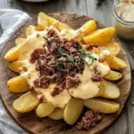 Beladene Pommes mit Hackfleisch und Cheddar – Der perfekte Snack 35 Beladene Pommes mit Hackfleisch und Cheddar