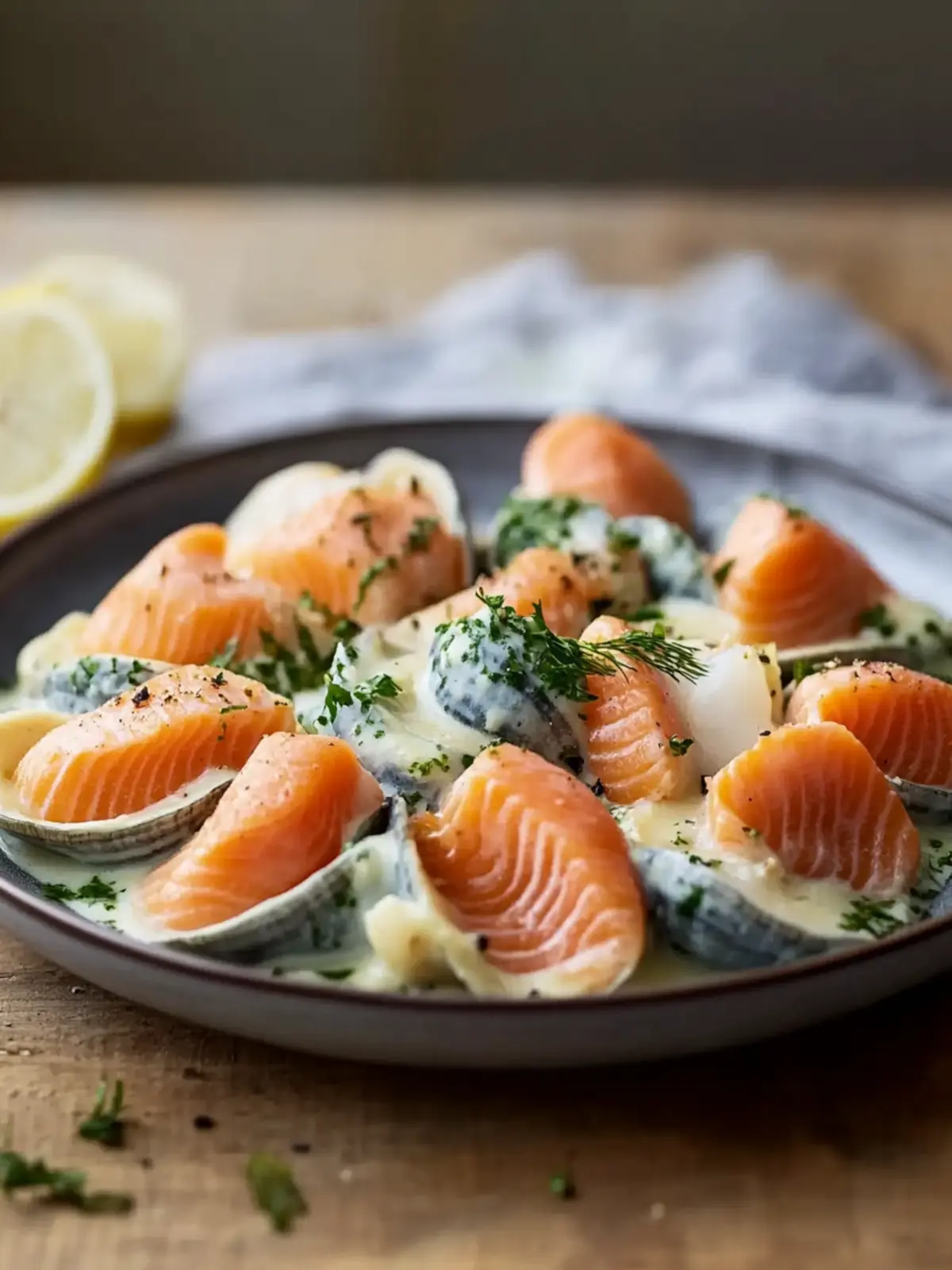 Lachs gefüllte Muscheln Rezept – Einfach und Gesund genießen 2 Lachs gefüllte Muscheln Rezept – Einfach & Gesundes Abendessen