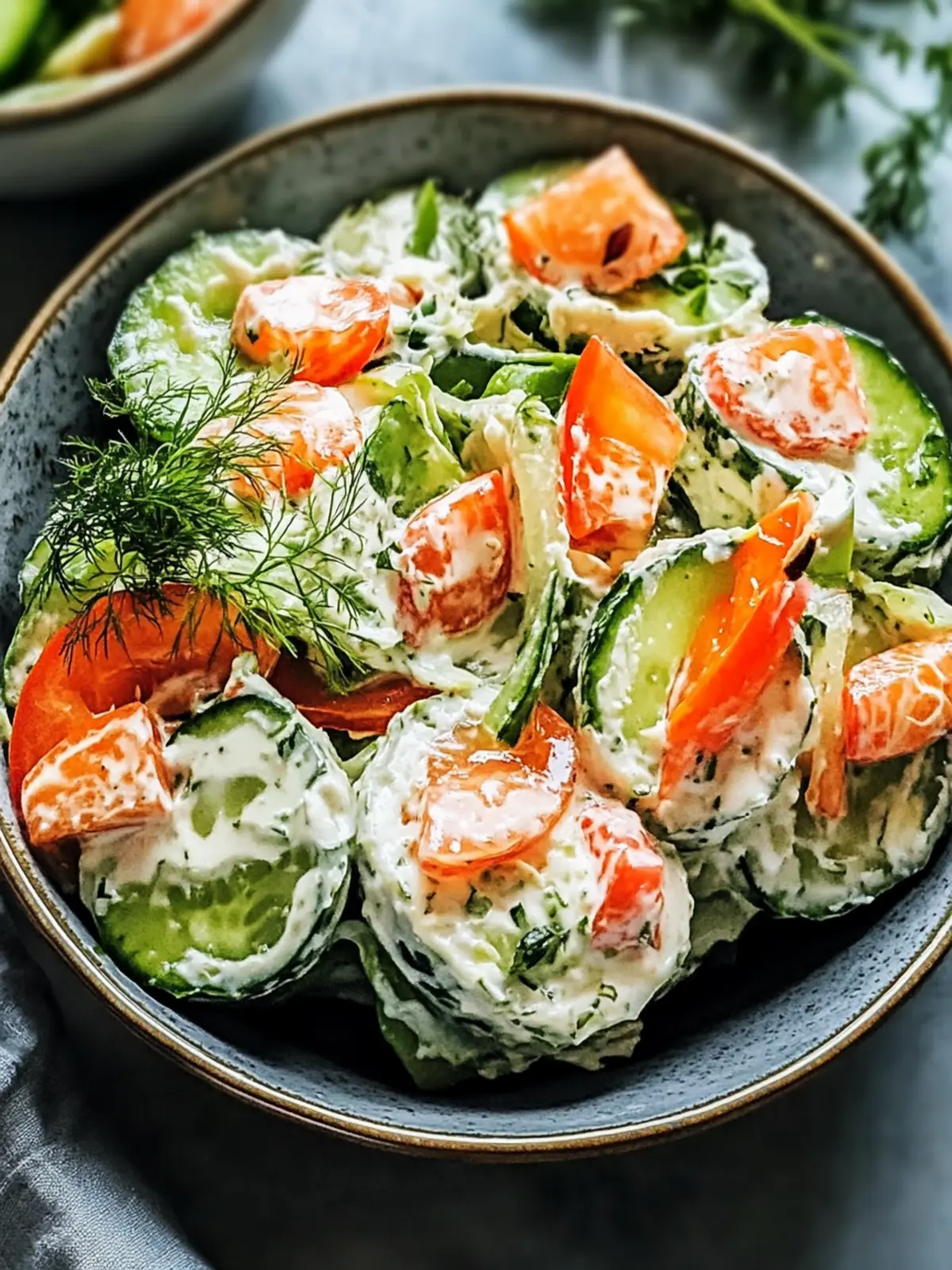 Erfrischender California-Rollen Gurkensalat in 10 Minuten 5 California-Rollen Gurkensalat