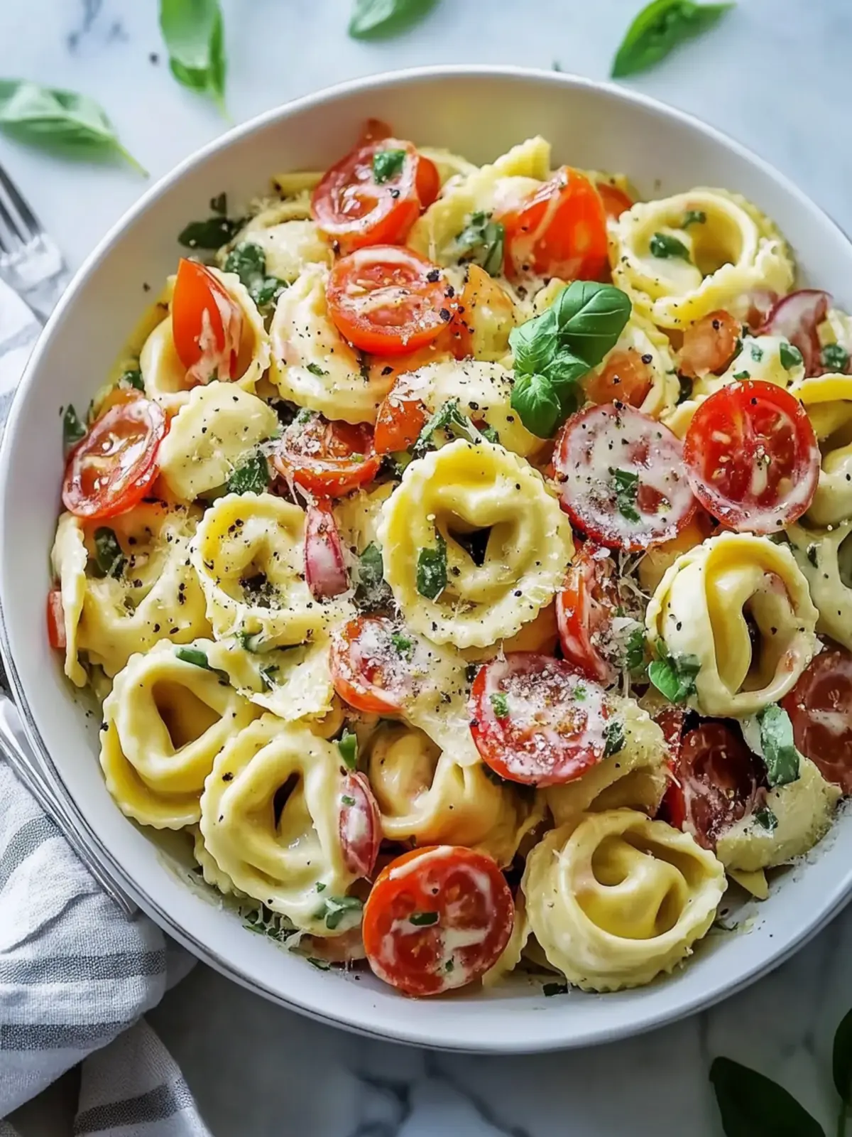 Frischer Mühlen Tortellini Salat: Der Sommerhit für jeden Anlass 4 Frischer Mühlen Tortellini Salat