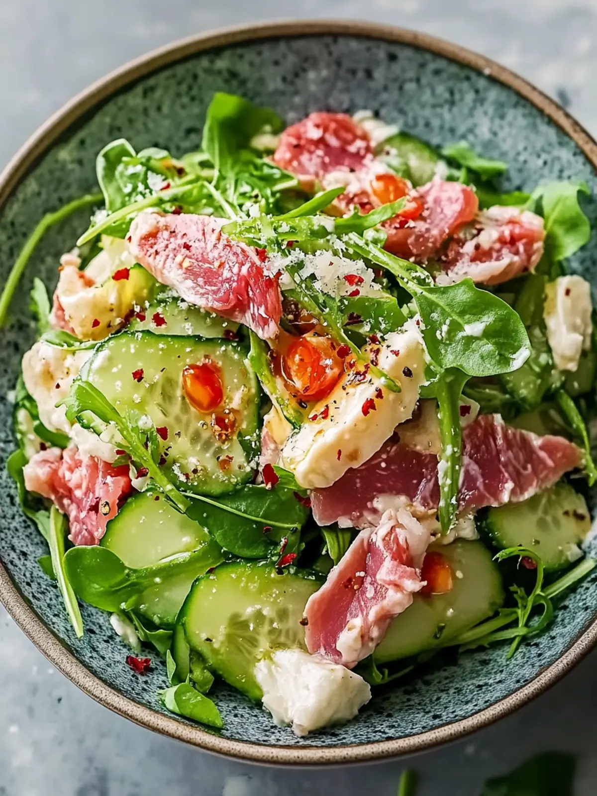 Gurkensalat mit Krabbenfleisch Delikatesse für heiße Sommertage 5 Gurkensalat mit Krabbenfleisch Delikatesse