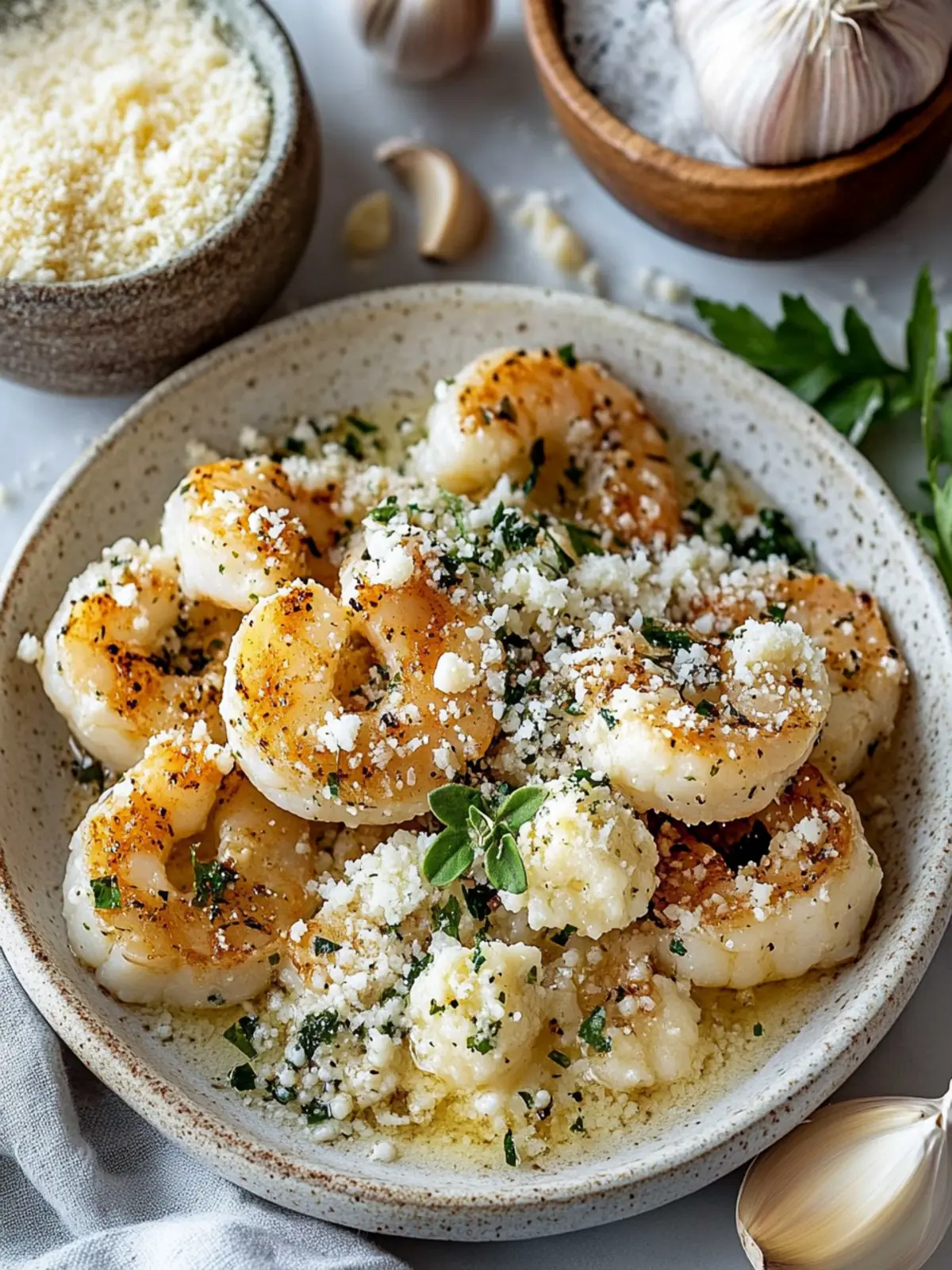 Knoblauch Parmesan Garnelen Heißluftfritteuse: Schnell & Köstlich 5 Knoblauch Parmesan Garnelen Heißluftfritteuse